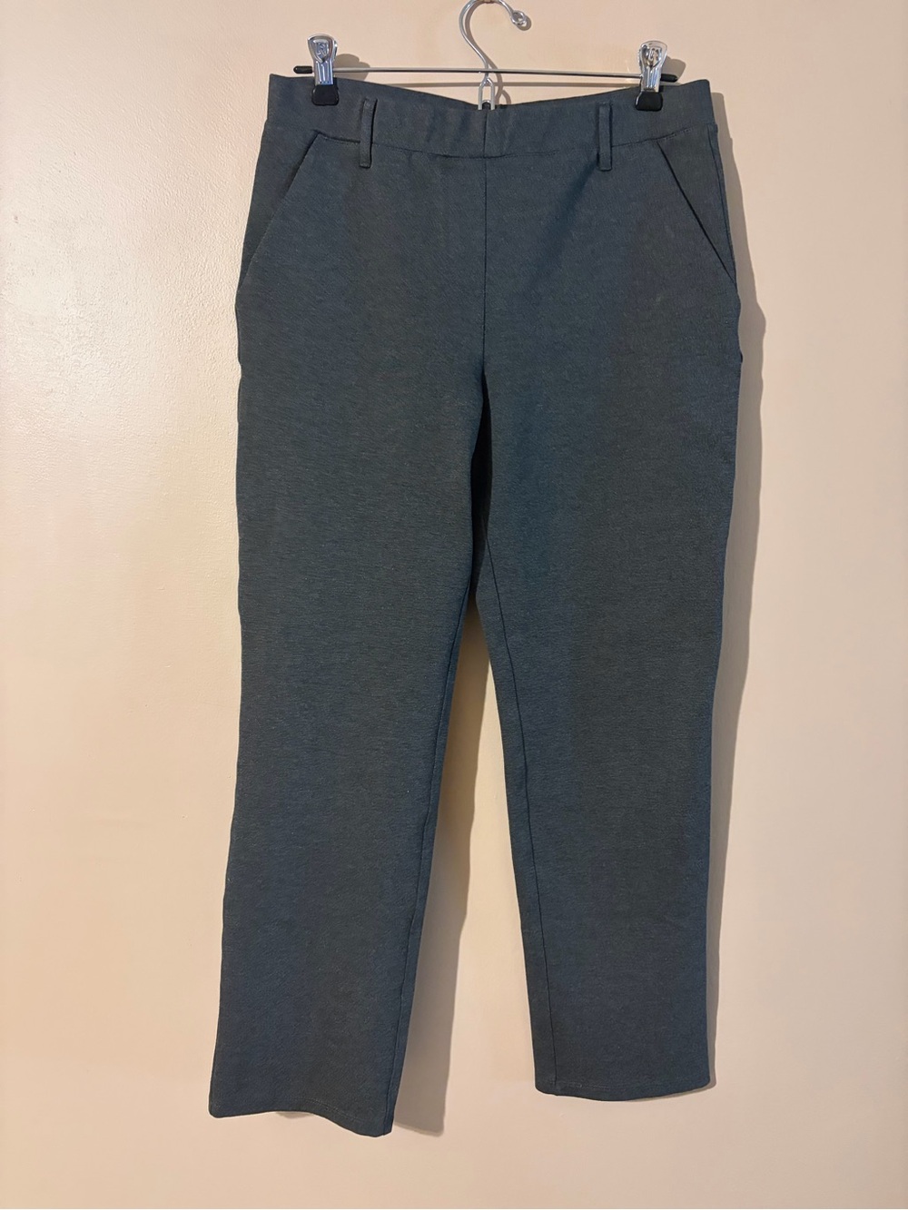 Quince Dark Charcoal Straight-Leg Pants